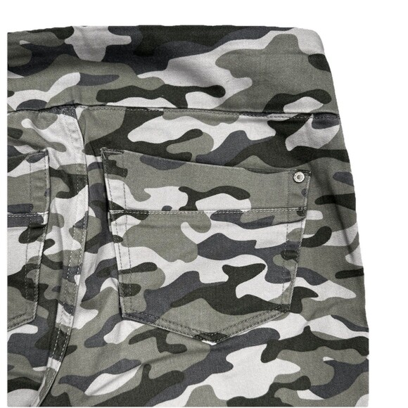 Rock & Republic Fever Pull On Jeans Pants Womens 10 Camouflage Measures 30 x 27 - Picture 6 of 7